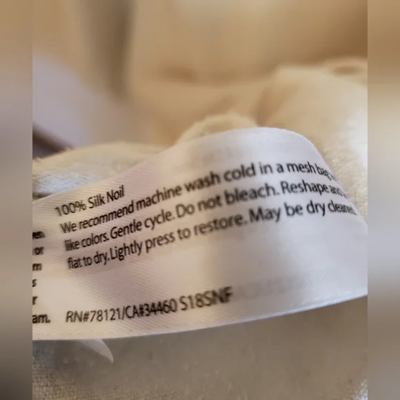 Eileen Fisher Silk Noil Bateau Neck Top - Picture 4 of 4